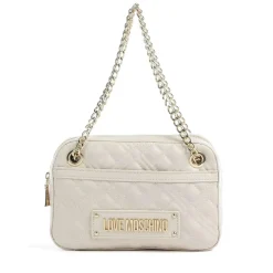 Borsa Donna a Spalla LOVE MOSCHINO linea Lettering Logo Avorio