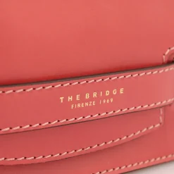 Borsa Donna a Spalla THE BRIDGE linea Lucrezia in Pelle Rosa Salmone
