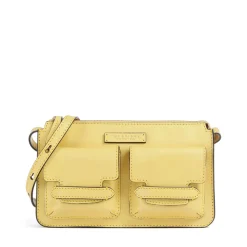 Borsa Donna a Spalla THE BRIDGE linea Lucrezia in Pelle Giallo Banana