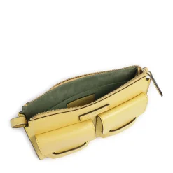Borsa Donna a Spalla THE BRIDGE linea Lucrezia in Pelle Giallo Banana