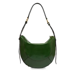 Borsa Donna a Spalla THE BRIDGE linea Fedora in Pelle Verde Inglese