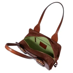 Borsa Donna a Spalla THE BRIDGE linea Elena in Pelle Marrone