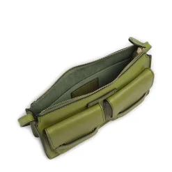 Borsa Donna a Spalla THE BRIDGE linea Lucrezia in Pelle Verde Pistacchio