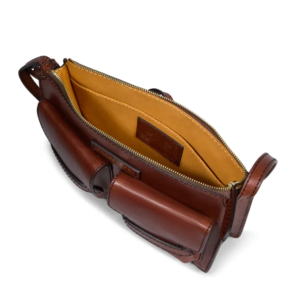 Borsa Donna a Spalla THE BRIDGE linea Lucrezia in Pelle Marrone