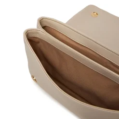 Borsa Donna a Spalla Trapuntata LOVE MOSCHINO linea Lettering Logo Avorio