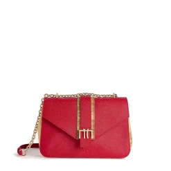 Borsa Donna a Tracolla 1A Classe Alviero Martini linea Lagoon Bag Rosso Ibisco LC04