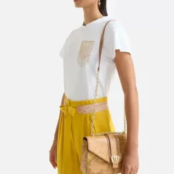 Borsa Donna a Tracolla 1A Classe Alviero Martini linea Lagoon Bag in Pelle stampa Geo Classic LC04