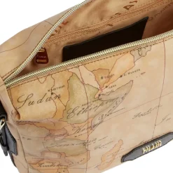 Borsa Donna a Tracolla 1A Classe Alviero Martini linea Social Fusion Geo Classic e Nero LC02