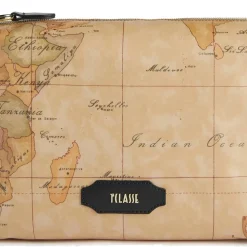 Borsa Donna a Tracolla 1A Classe Alviero Martini linea Social Fusion Geo Classic e Nero LC02