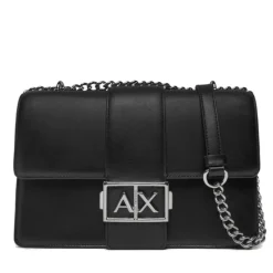 Borsa Donna a Tracolla ARMANI EXCHANGE Chiusa con Pattina colore Nero
