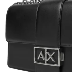 Borsa Donna a Tracolla ARMANI EXCHANGE Chiusa con Pattina colore Nero