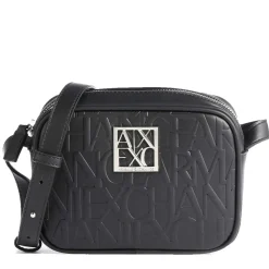 Borsa Donna a Tracolla ARMANI EXCHANGE colore Nero Chiusa con Zip