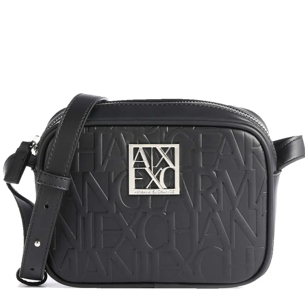Borsa Donna a Tracolla ARMANI EXCHANGE colore Nero Chiusa con Zip