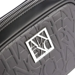 Borsa Donna a Tracolla ARMANI EXCHANGE colore Nero Chiusa con Zip