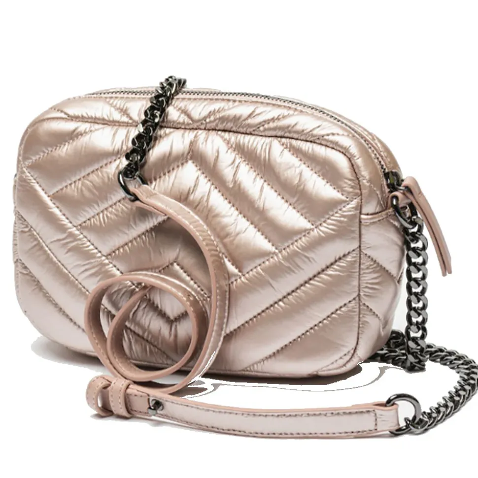 Borsa Donna a Tracolla Chiusa con Zip ARMANI EXCHANGE Colore Rose Gold