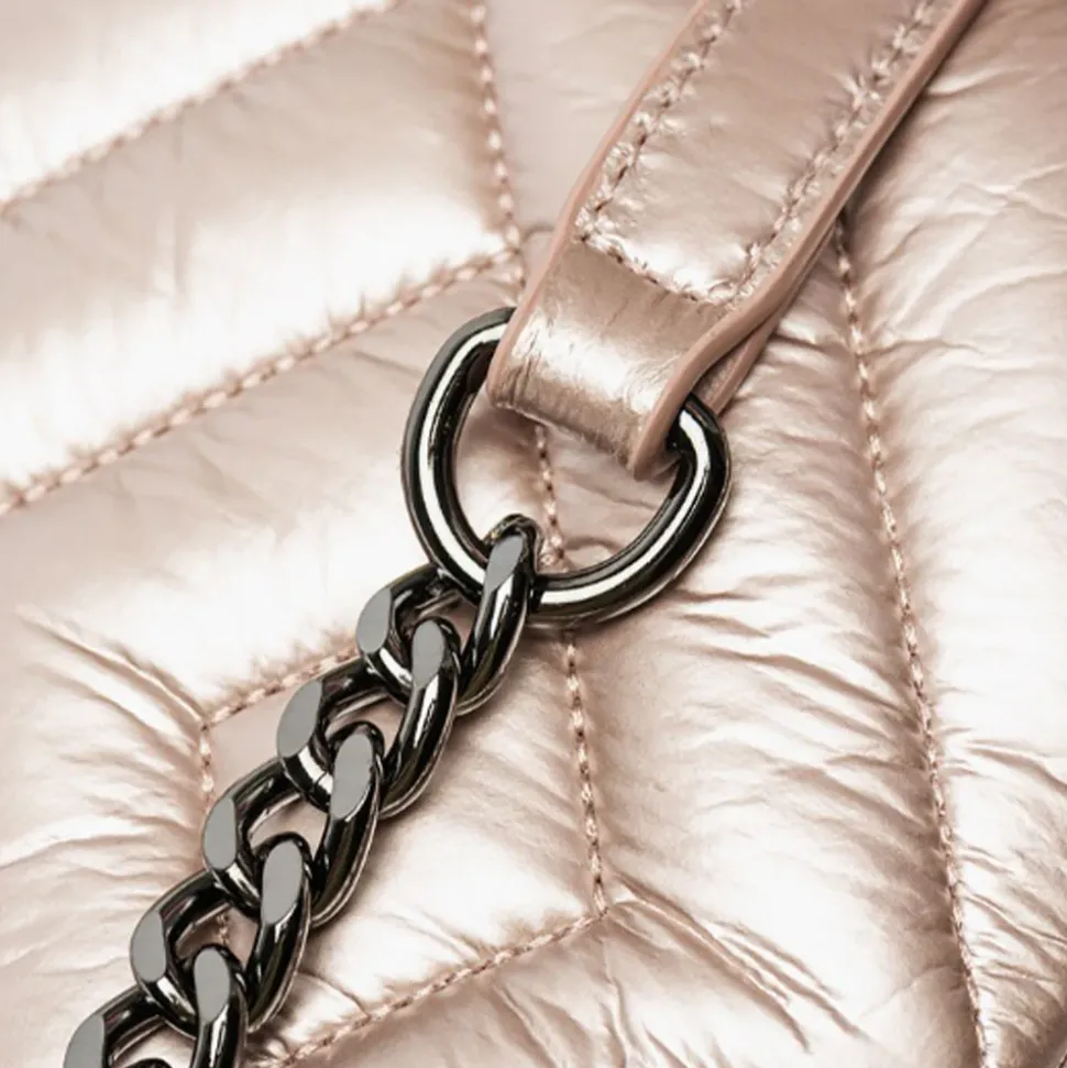 Borsa Donna a Tracolla Chiusa con Zip ARMANI EXCHANGE Colore Rose Gold