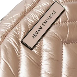 Borsa Donna a Tracolla Chiusa con Zip ARMANI EXCHANGE Colore Rose Gold