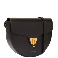 Borsa Donna a Tracolla COCCINELLE in Pelle linea Beat Soft Medium colore Nero