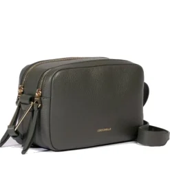 Borsa Donna a Tracolla COCCINELLE in Pelle Linea Malory colore Alga