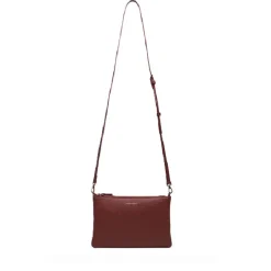 Borsa Donna a Tracolla COCCINELLE in Pelle Brandy Linea Best Small
