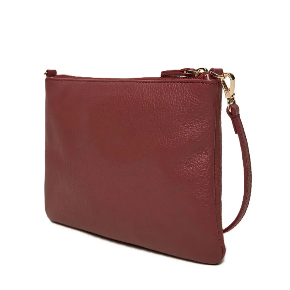 Borsa Donna a Tracolla COCCINELLE in Pelle Brandy Linea Best Small