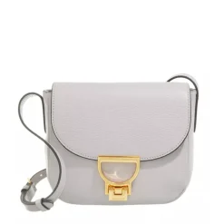 Borsa Donna a Tracolla COCCINELLE in Pelle Linea Arlettis colore Light Grey