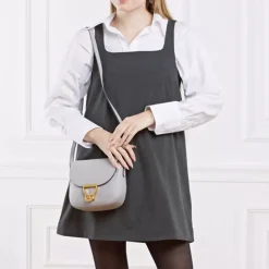 Borsa Donna a Tracolla COCCINELLE in Pelle Linea Arlettis colore Light Grey