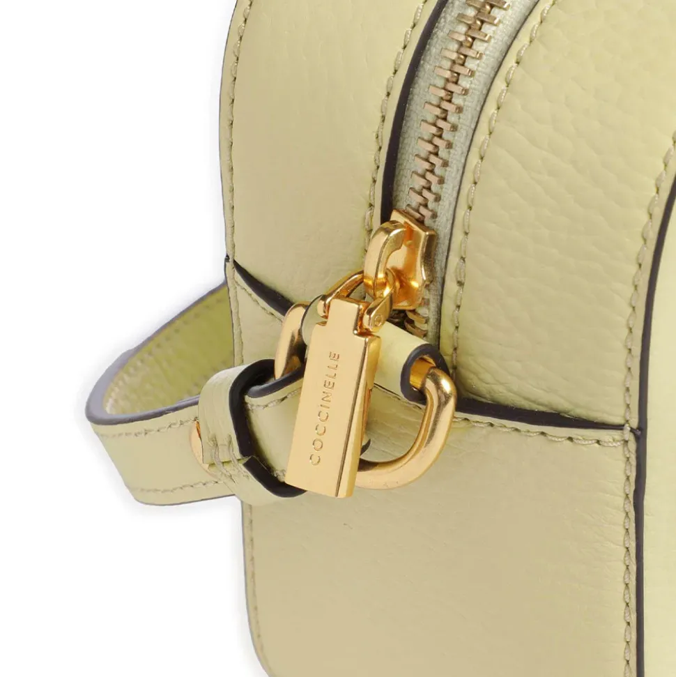 Borsa Donna a Tracolla COCCINELLE in Pelle Lime Wash linea Beat Soft Misura Media