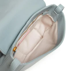 Borsa Donna a Tracolla COCCINELLE in Pelle Liscia Linea Marquise Colore Cloud Misura Piccola