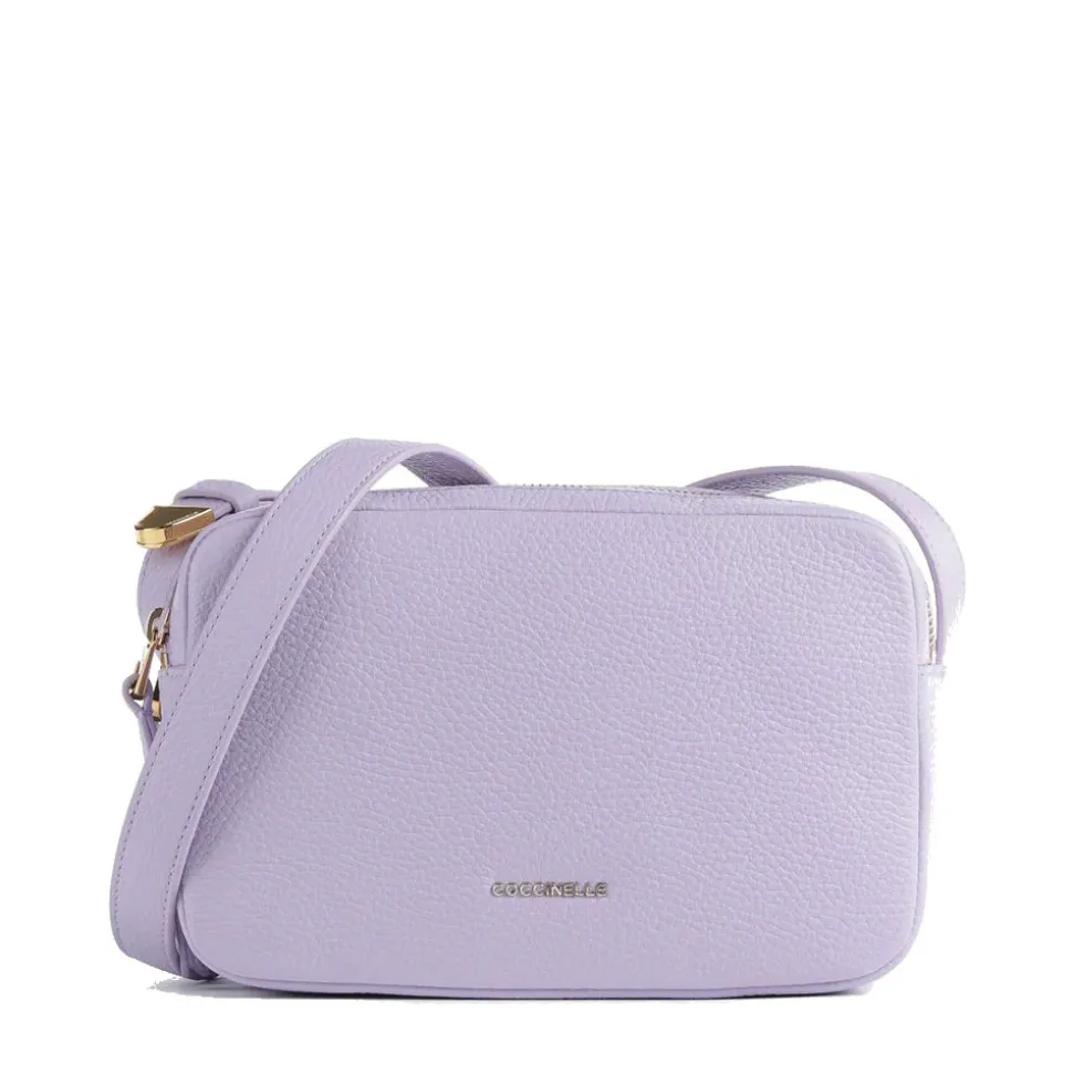 Borsa Donna a Tracolla COCCINELLE in Pelle linea Gleen colore Lavander