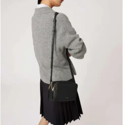 Borsa Donna a Tracolla COCCINELLE in Pelle Linea Malory colore Nero