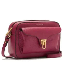 Borsa Donna a Tracolla COCCINELLE in Pelle Sangria linea Beat Soft Misura Media