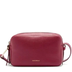 Borsa Donna a Tracolla COCCINELLE in Pelle Linea Malory colore Sangria