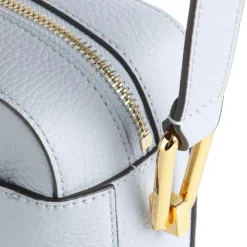 Borsa Donna a Tracolla COCCINELLE in Pelle linea Liya colore Mist Blue - Warm Taupe