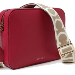 Borsa Donna a Tracolla COCCINELLE Linea Tebe Colore Sangria