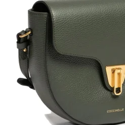 Borsa Donna a Tracolla COCCINELLE in Pelle linea Beat Soft Medium colore Alga