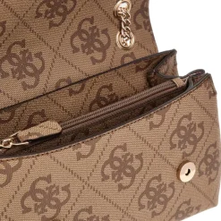 Borsa Donna a Tracolla GUESS Linea Lorelei colore Latte Logo