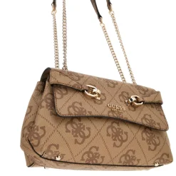 Borsa Donna a Tracolla GUESS Linea Lorelei colore Latte Logo