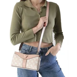 Borsa Donna a Tracolla GUESS Linea Dorys Colore Sand Logo