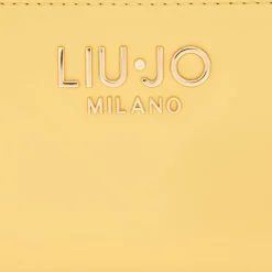 Borsa Donna a Tracolla LIU JO Better con Motivo a Rombi Giallo Crema