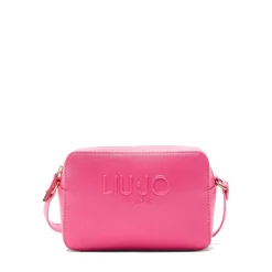 Borsa Donna a Tracolla LIU JO con Logo in Rilievo Dark Pink