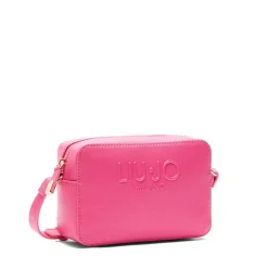 Borsa Donna a Tracolla LIU JO con Logo in Rilievo Dark Pink