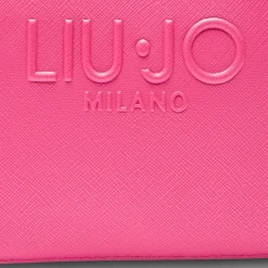 Borsa Donna a Tracolla LIU JO con Logo in Rilievo Dark Pink