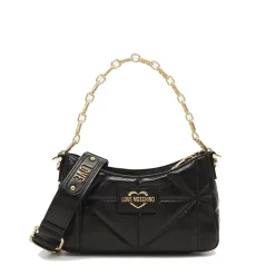 Borsa Donna a Tracolla LOVE MOSCHINO linea Geometric Quilted Trapuntata Nera