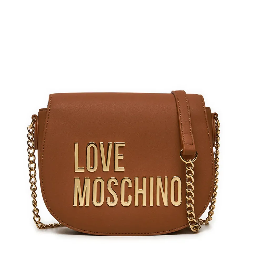 Borsa Donna a Tracolla LOVE MOSCHINO linea Bold Bag color Noce