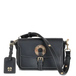 Borsa Donna a Tracolla LOVE MOSCHINO linea Logo Eyelet Nera