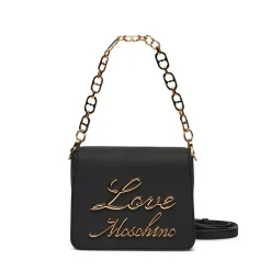 Borsa Donna a Tracolla LOVE MOSCHINO linea Lovely Chain colore Nero