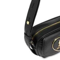 Borsa Donna a Tracolla LOVE MOSCHINO linea Heart Plaque Nera
