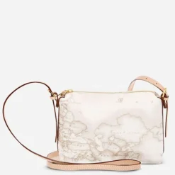 Borsa Donna a Tracolla Piccola 1A Classe Alviero Martini Geo White D027
