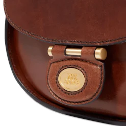 Borsa Donna a Tracolla Small THE BRIDGE linea Dora in Pelle Marrone